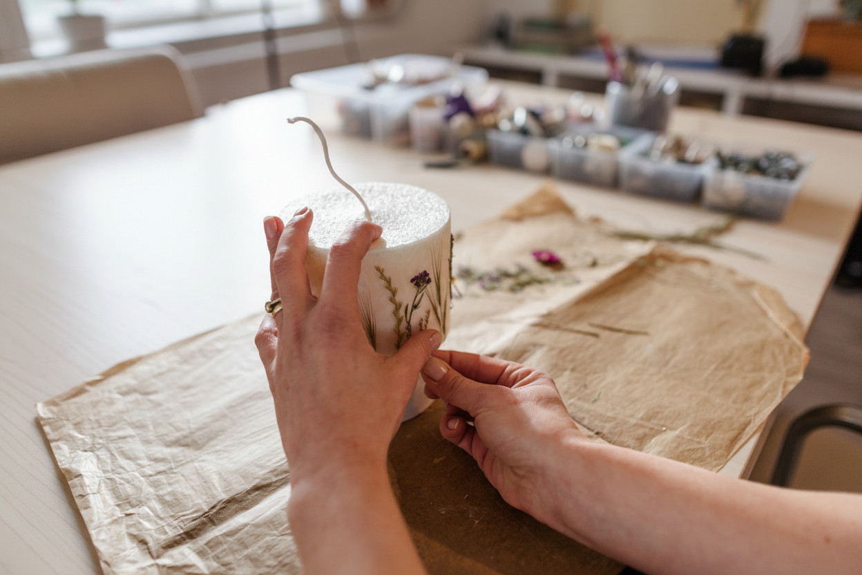 Kerzen Herstellung 2