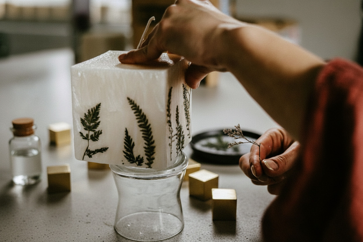 Kerzen Herstellung 3